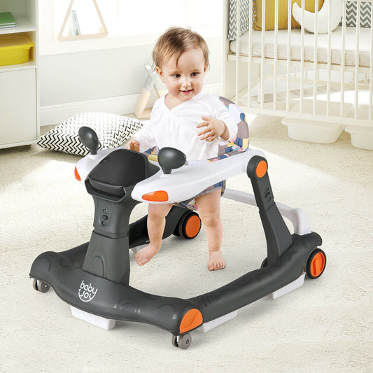 2-in-1 Foldable Activity Push Walker with Adjustable Height - Tampa Home & Garden Store
