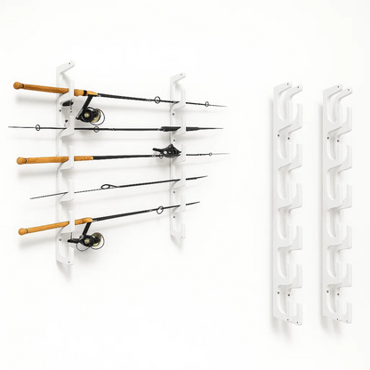Wall and Ceiling Fishing Rod Rack Holder