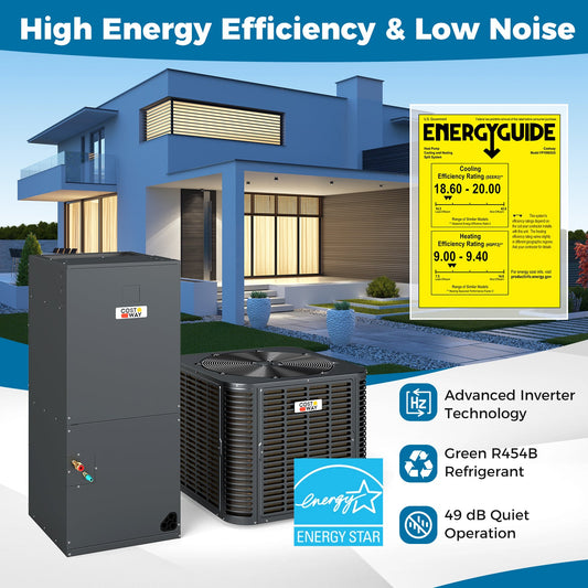 2 to 3 Ton 18.6-20 SEER2 Central Air Conditioner with Variable Speed - Tampa Home & Garden Store