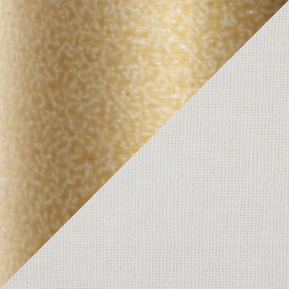 Lenuxe floor lamp by HouseOfZazla: contemporary design, gold stripe on beige woven fabric on Tampa Home & Garden Store