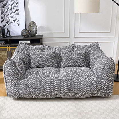 Comfortable Dual Beanbag Chair and Foam Core