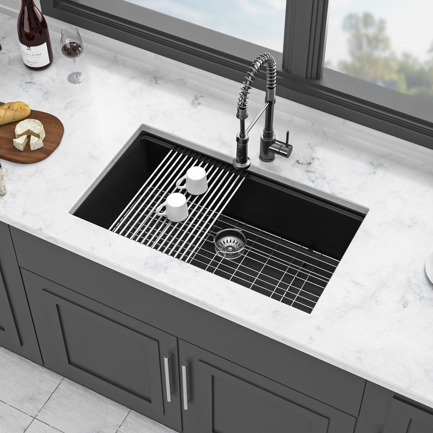 Premium Quartz Composite Workstation Sink