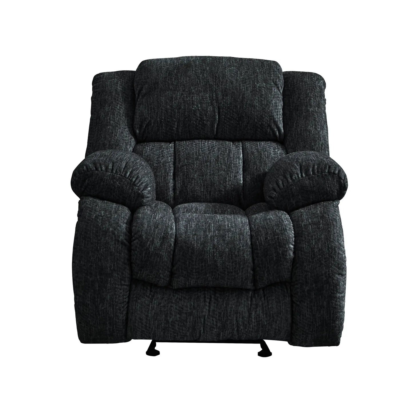 Stonic glider recliner in dark charcoal fabric by Unique Piece Furniture on Tampa Home & Garden Store