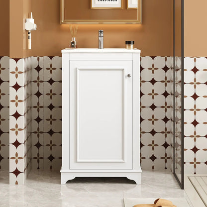Bathroom Vanity With Sink Freestanding Cabinet