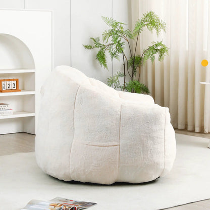 Beanbag Chair with Armrests High Density Foam