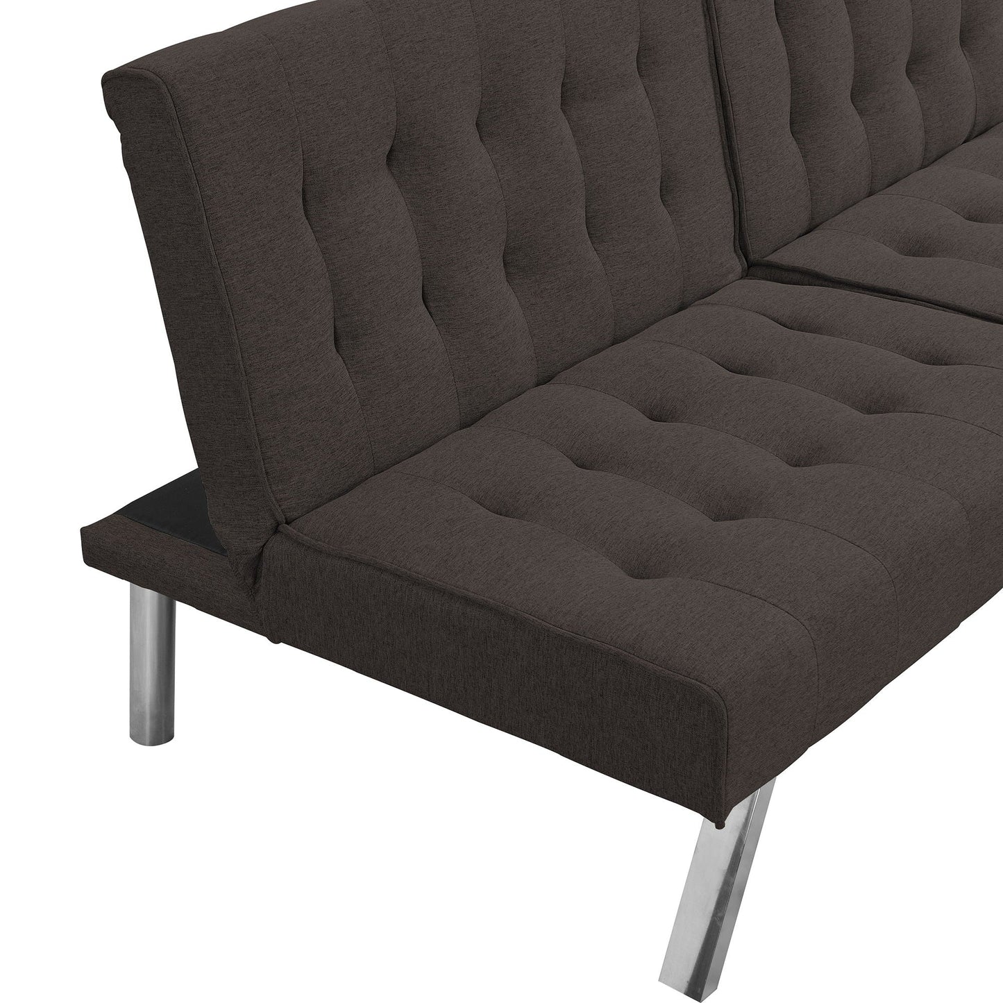 Modern Futon Sofa Bed and Convertible Guest Seat