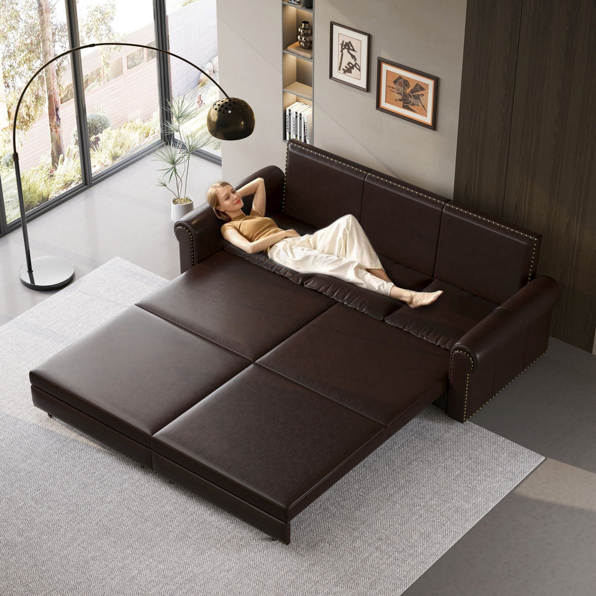3 In 1 Convertible Sleeper and King Lounger