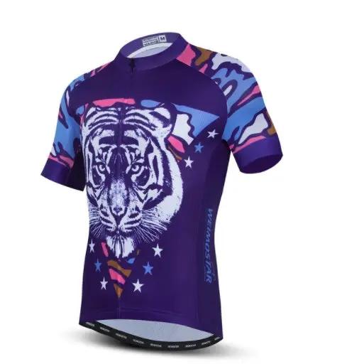 Cycling Jersey Men Lion 3D Breathable Top
