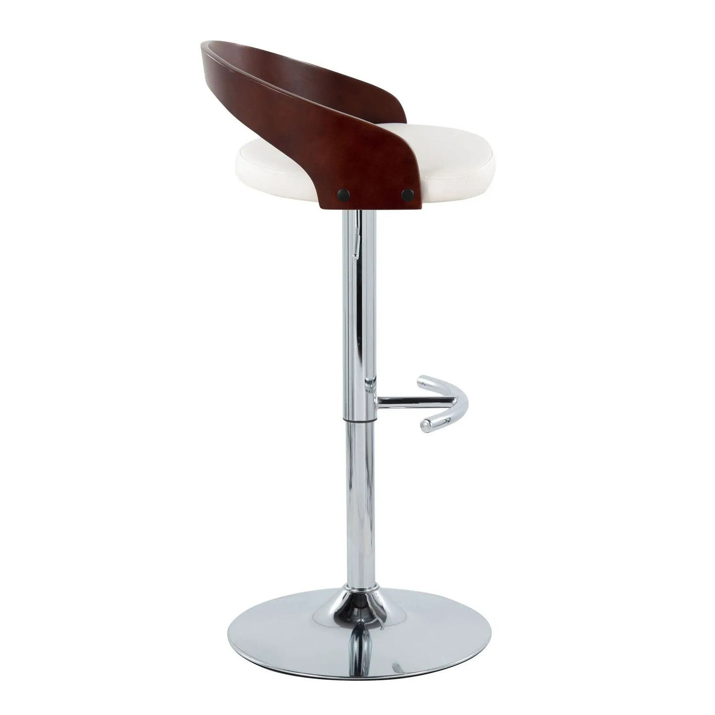 Grotto Contemporary Adjustable Barstool Swivel