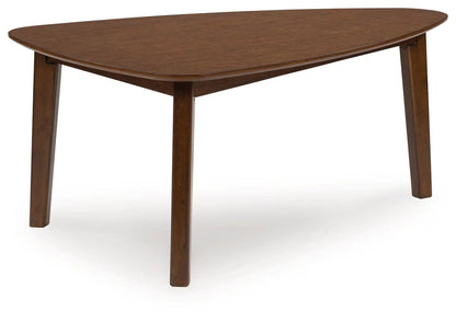 Lyncott Occasional Wood Table Set of 3 Brown