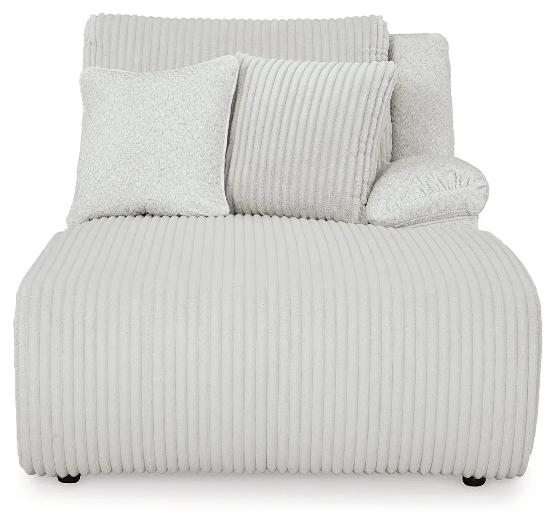Top Tier Corduroy Reclining Sectional with Chaise