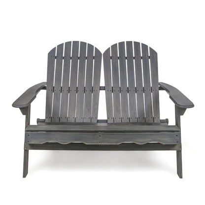 Adirondack Rocking Loveseat For Patio And Garden