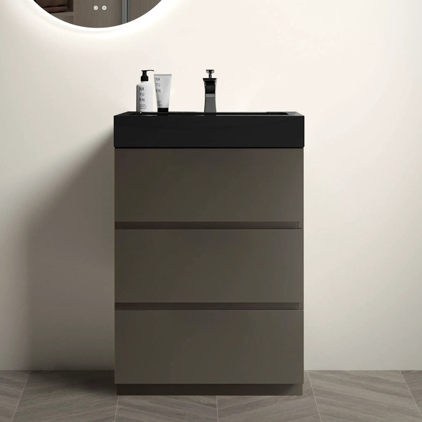 Alice Bathroom Vanity With Sink and Large Storage