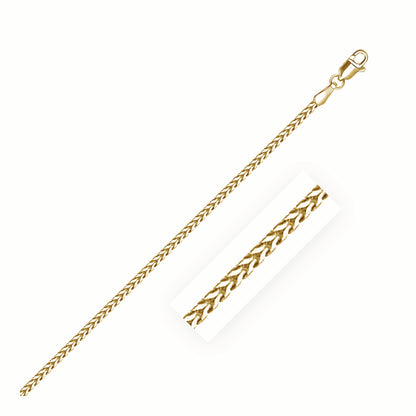 14k yellow gold Franco chain necklace 1.8mm with lobster clasp Bids.com on Tampa Home & Garden Store