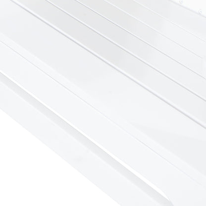 Aurascape Outdoor Comfort Foldable Adirondack Chair on white slatted deck background on Tampa Home & Garden Store