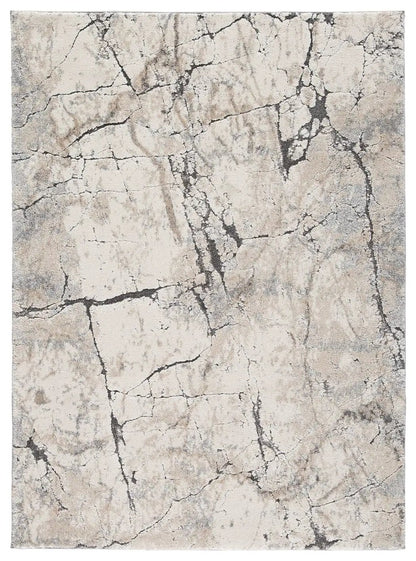 Wyscott Gray Area Rug 5x7 and 8x10 Options