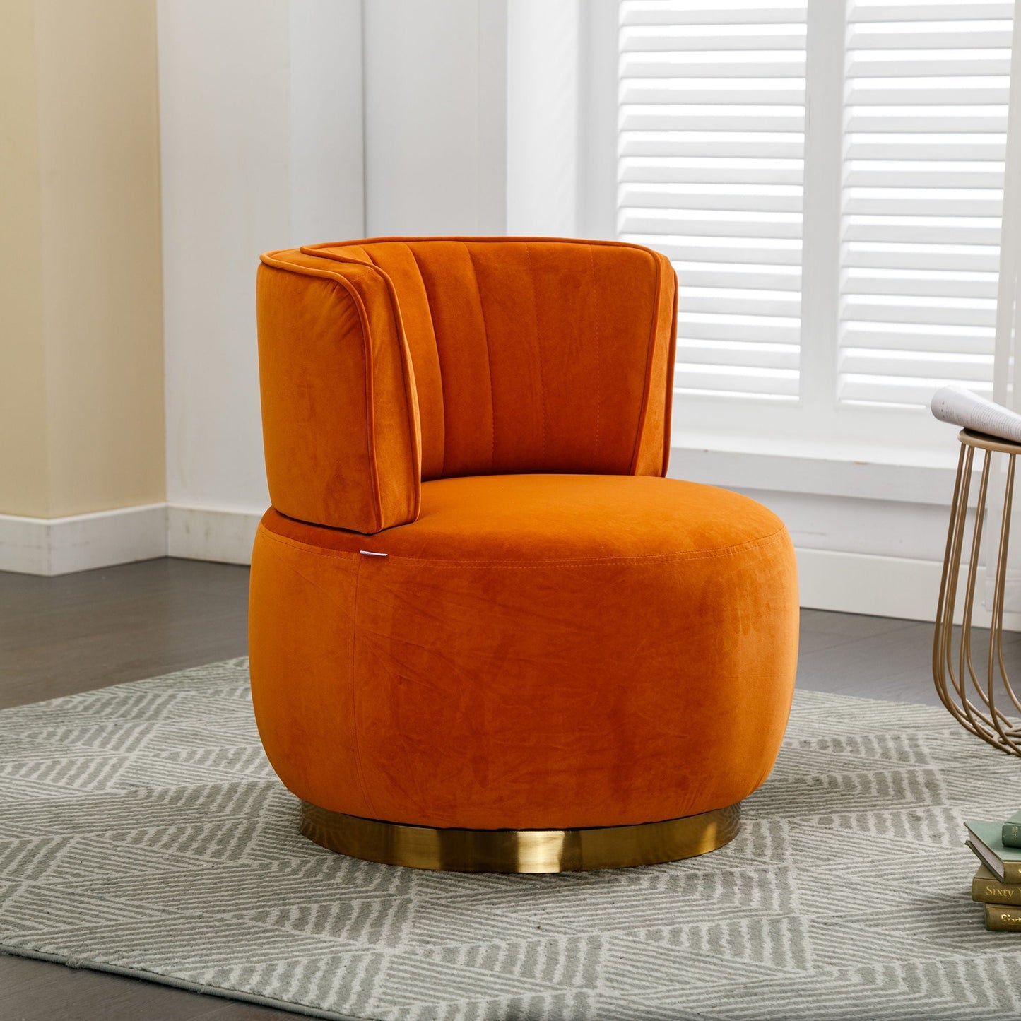 360 Swivel Barrel Sofa Chair and Support Base