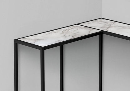 Corner Console Table With L Shaped Design