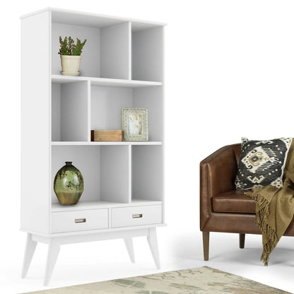 Draper Mid Century Wide Bookcase and Storage Unit