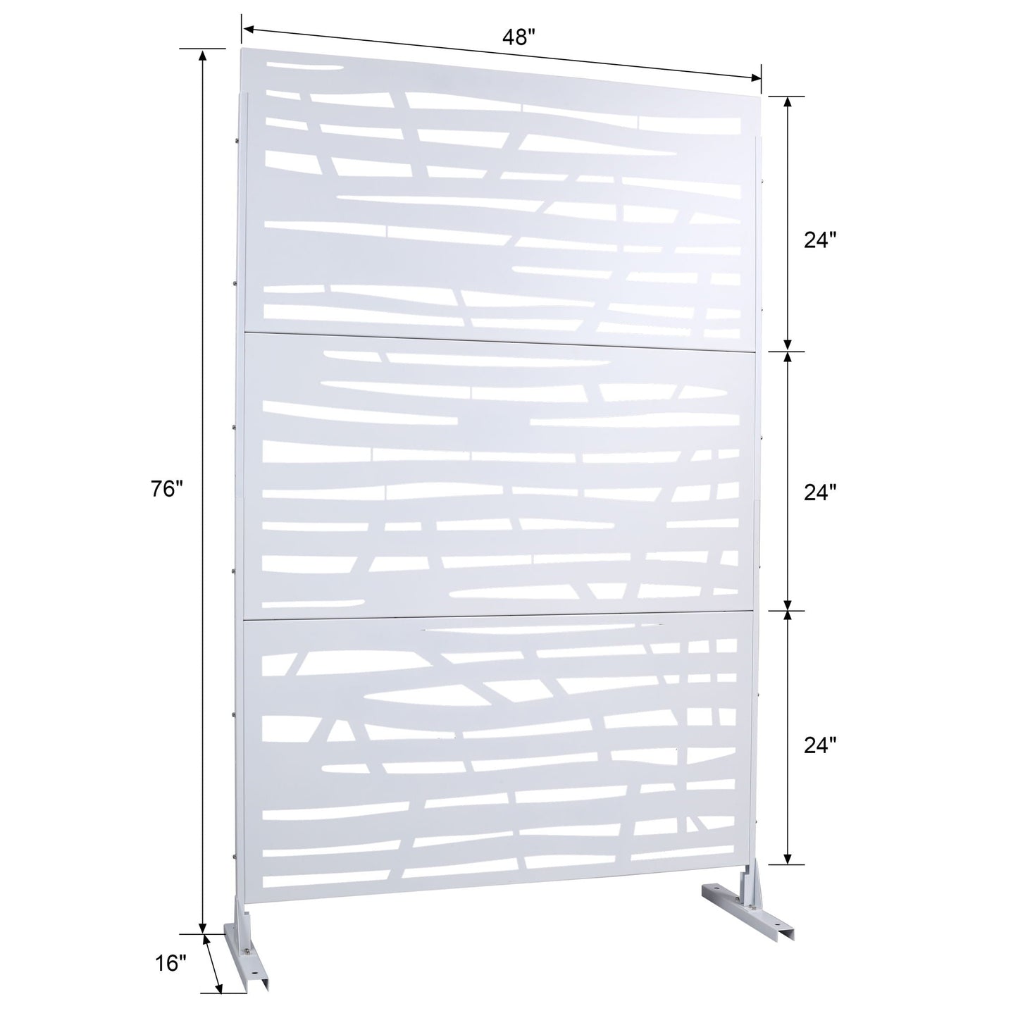 Indoor and Outdoor Metal Privacy Room Screen