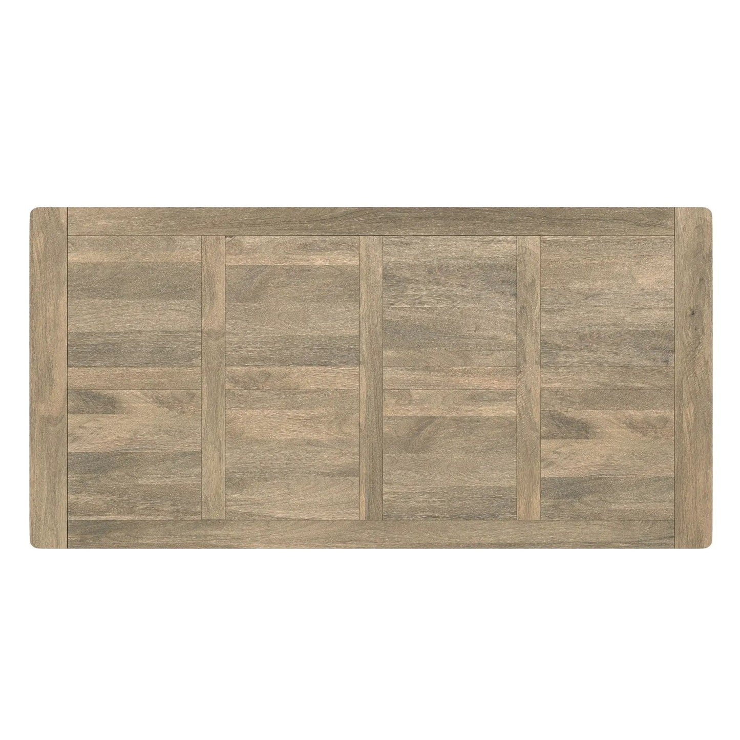 Campbell Handcrafted Dining Table brown oak paneled top by Unique Piece Furniture on Tampa Home & Garden Store