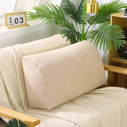Removable and washable beige sofa cushion by FLIPSTYLEZLLC on living room sofa on Tampa Home & Garden Store