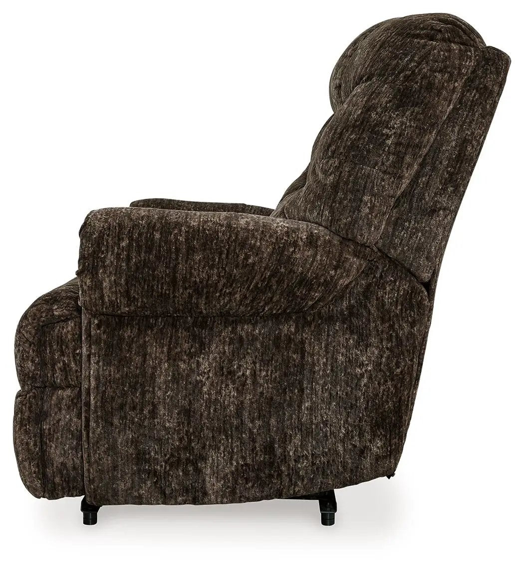 Movie Man Large Wall Recliner in Plush Upholstery