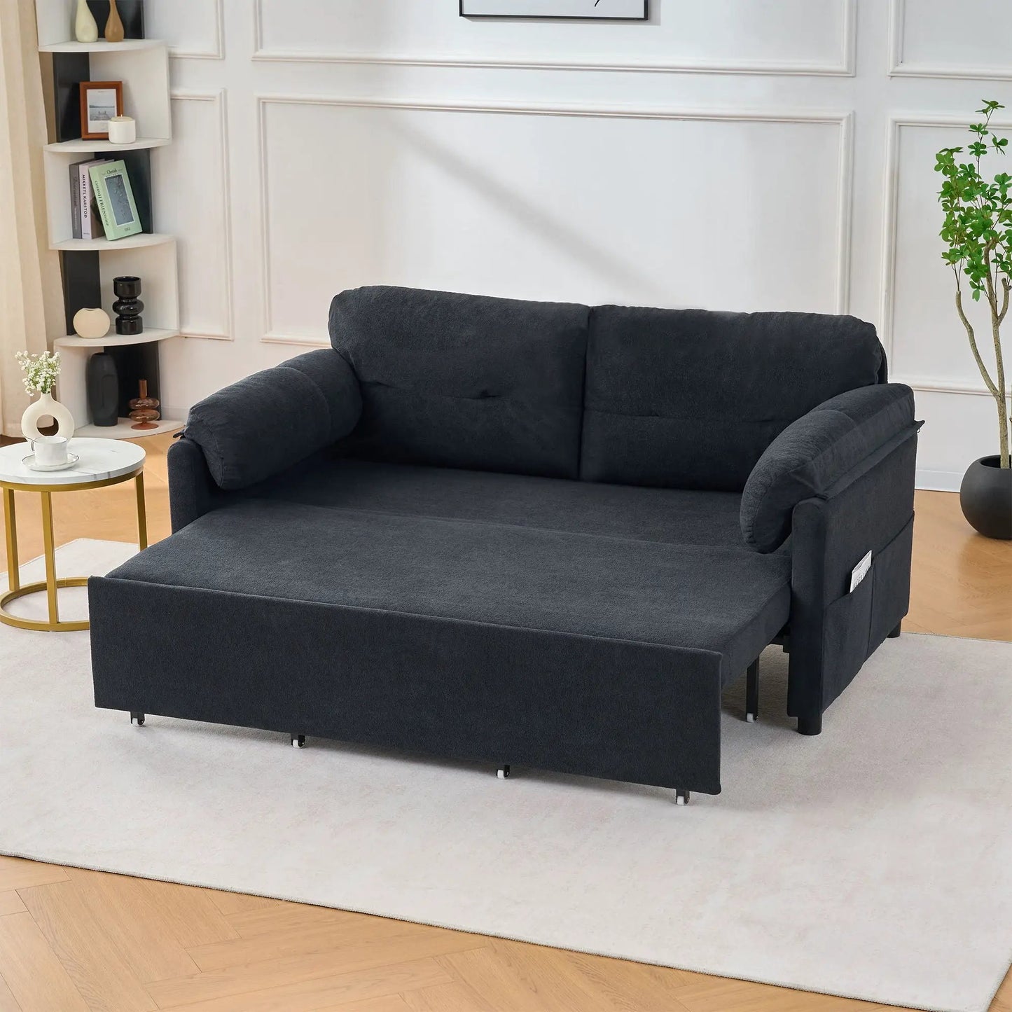 Convertible Sofa Bed Queen 3 in 1 with Storage
