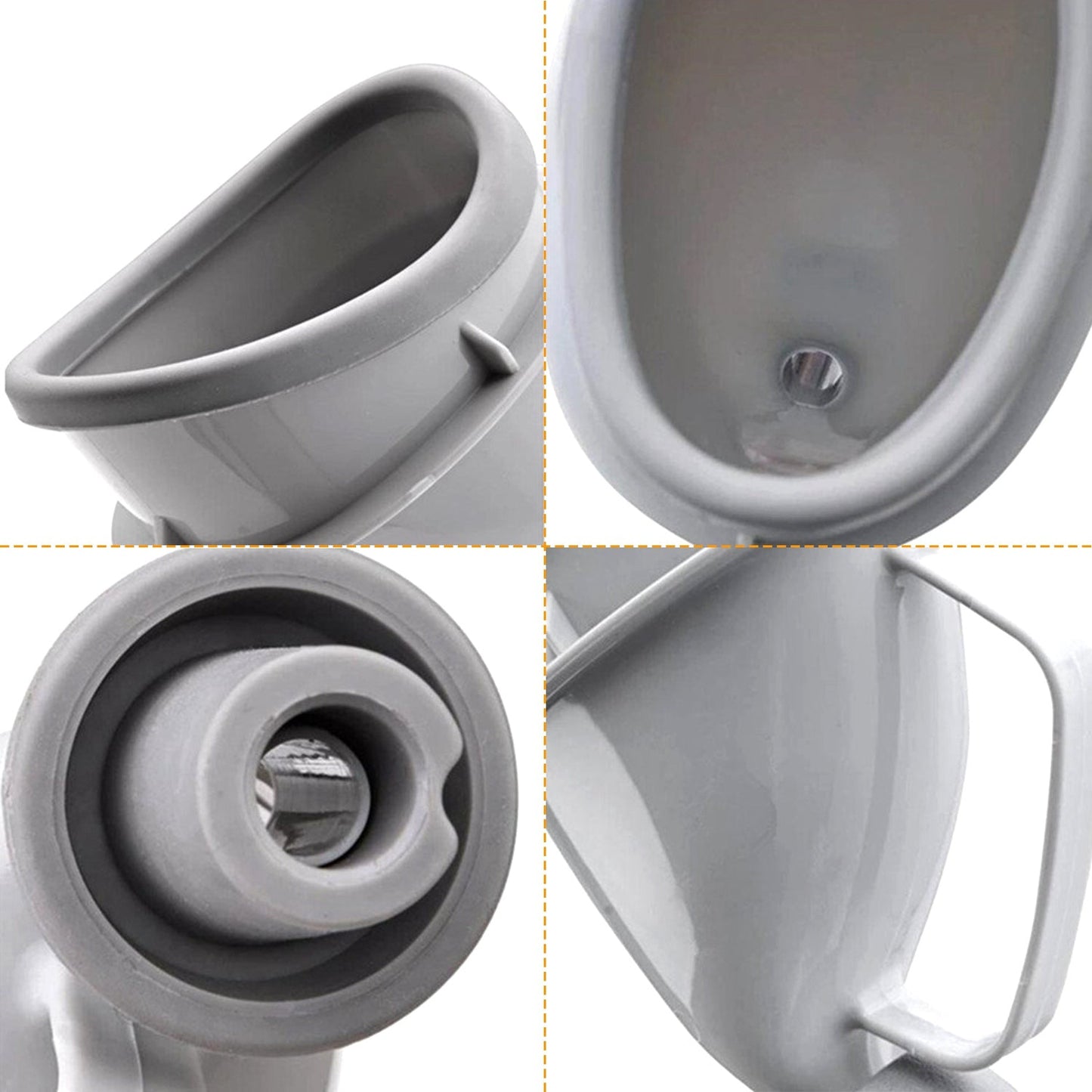 GemGear gray unisex portable urinal funnel for car camping travel on Tampa Home & Garden Store