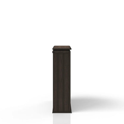 2 Shelf Bookcase Hutch in chocolate wood finish, tall storage unit by Unique Piece Furniture on Tampa Home & Garden Store