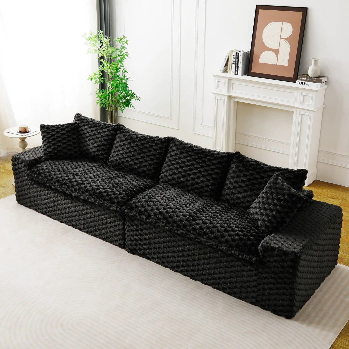 Multifunctional Sofa Side by Side or Facing