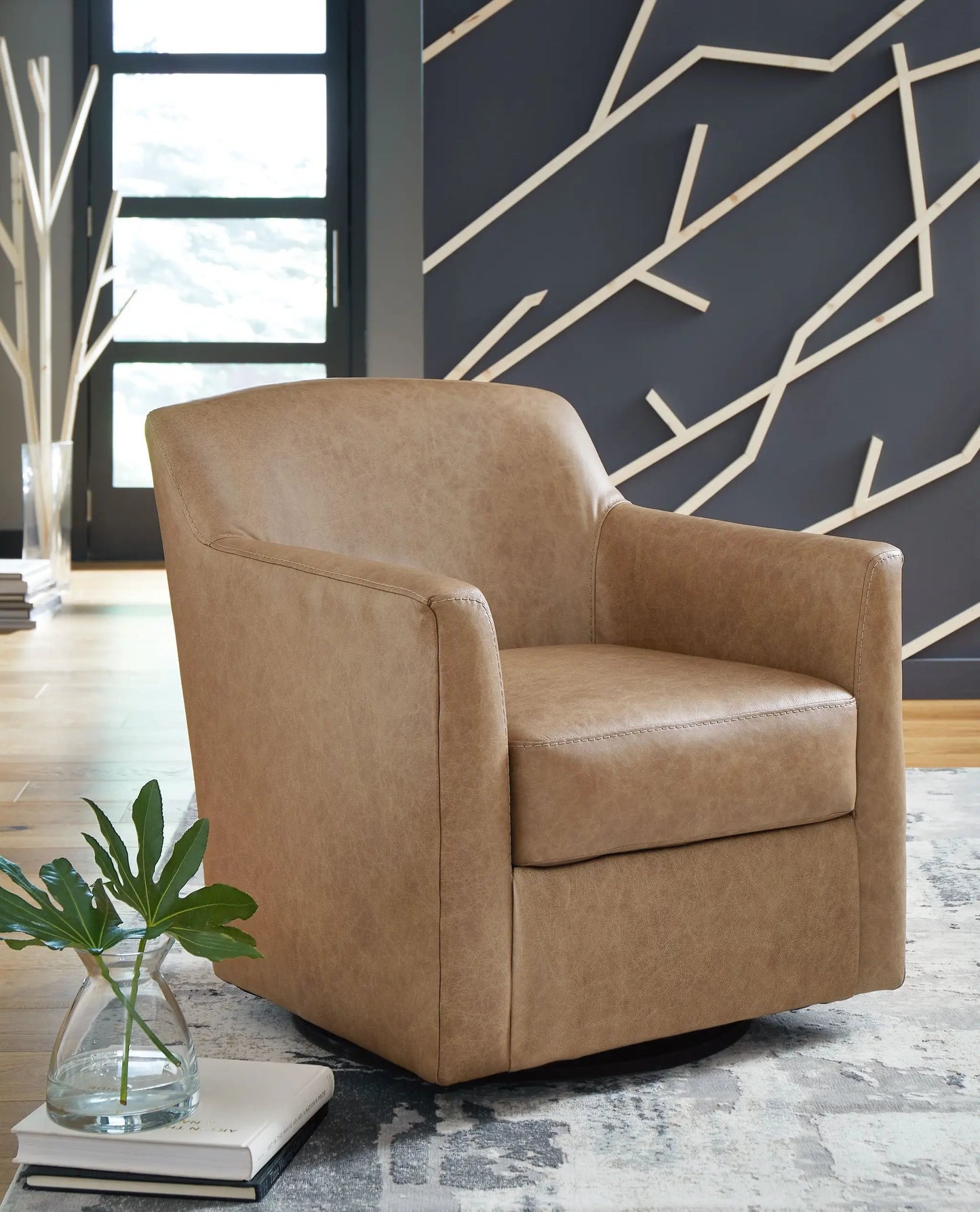 Bradney Swivel Accent Chair For Living Room