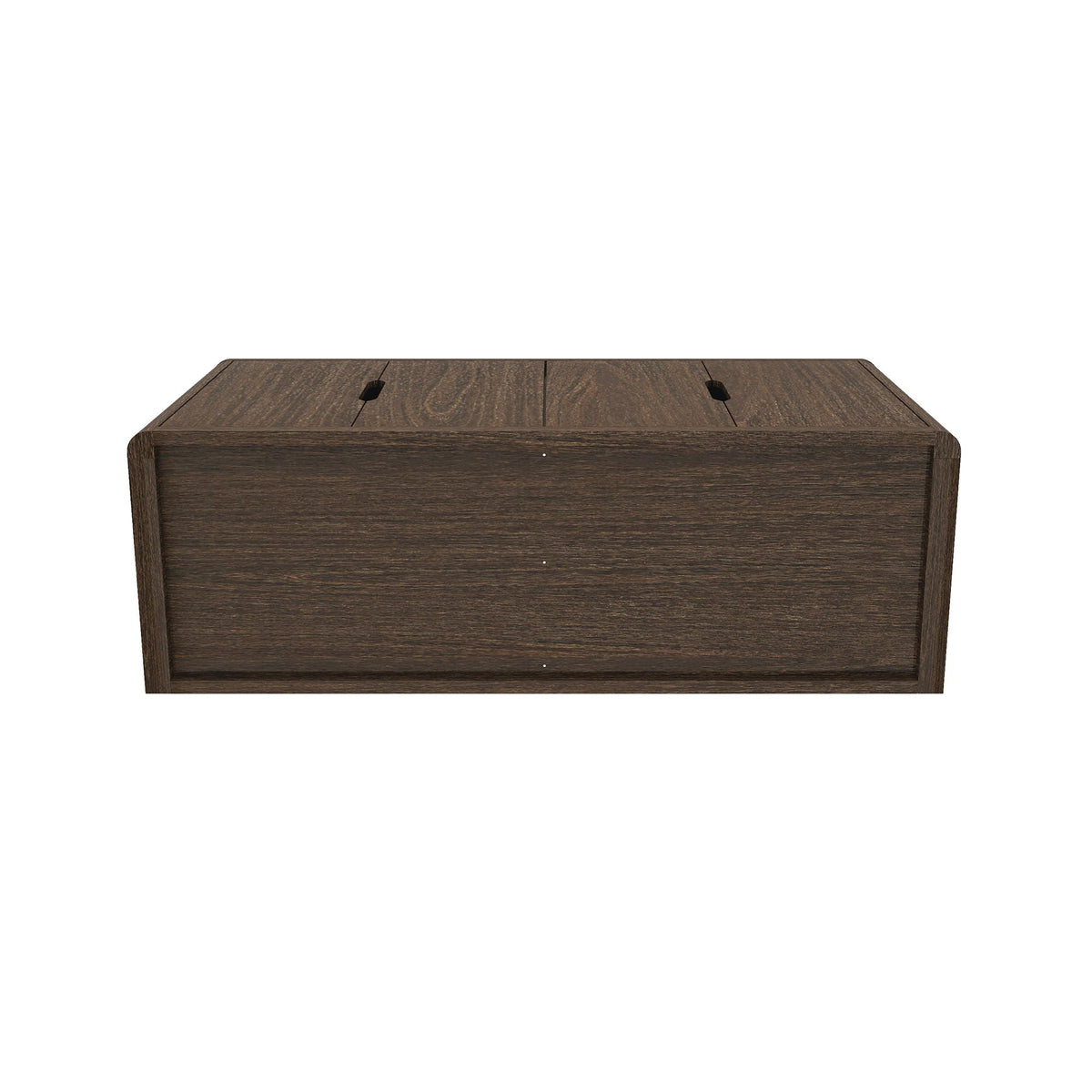 Rivington Sideboard dark brown wood finish with visible grain and top cutout slots HouseOfZazla on Tampa Home & Garden Store