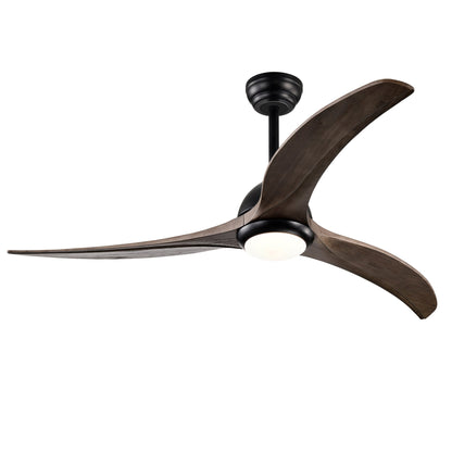 52-inch solid wood blades ceiling fan with light and remote, HouseOfZazla on Tampa Home & Garden Store