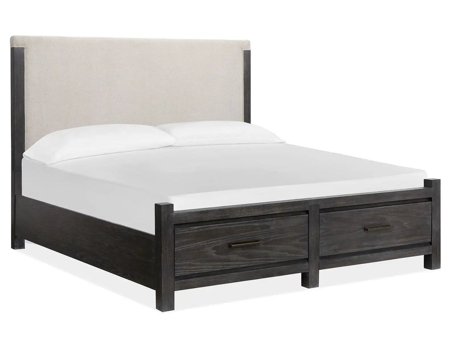 Plum Creek Upholstered Panel Storage Bed