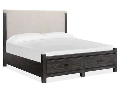 Plum Creek Upholstered Panel Storage Bed