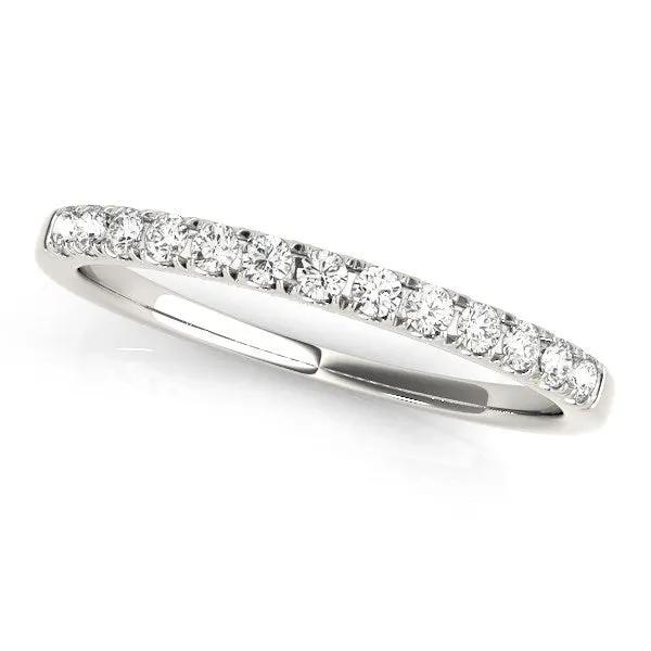 Rings 14k white gold diamond wedding ring by Bids.com with 1/5 cttw, diamonds along band on Tampa Home & Garden Store