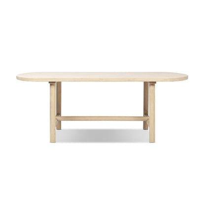 8-seat oval dining table in natural reclaimed pine by HouseOfZazla on Tampa Home & Garden Store