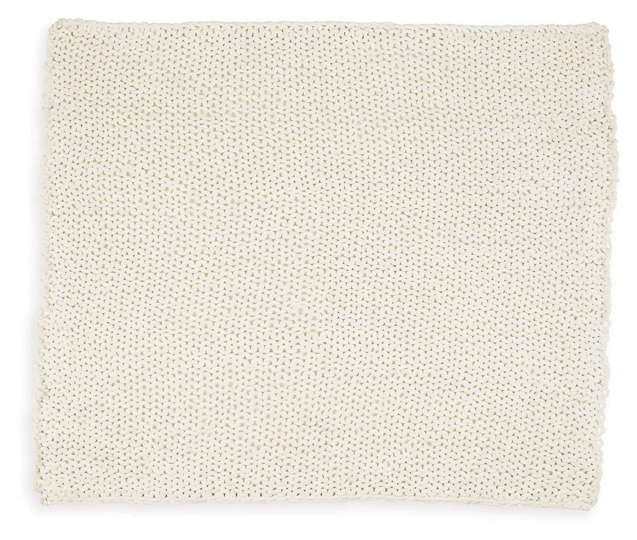 Chaddon Ivory Chenille Throw Set of Three