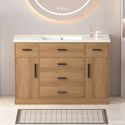 Bathroom Vanity with Ample Storage and Soft Doors