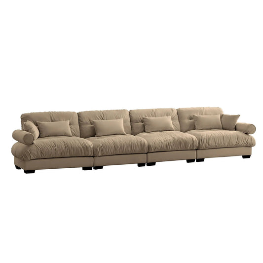 Super Comfort Modular Sectional Sofa in beige fabric by Unique Piece Furniture on Tampa Home & Garden Store