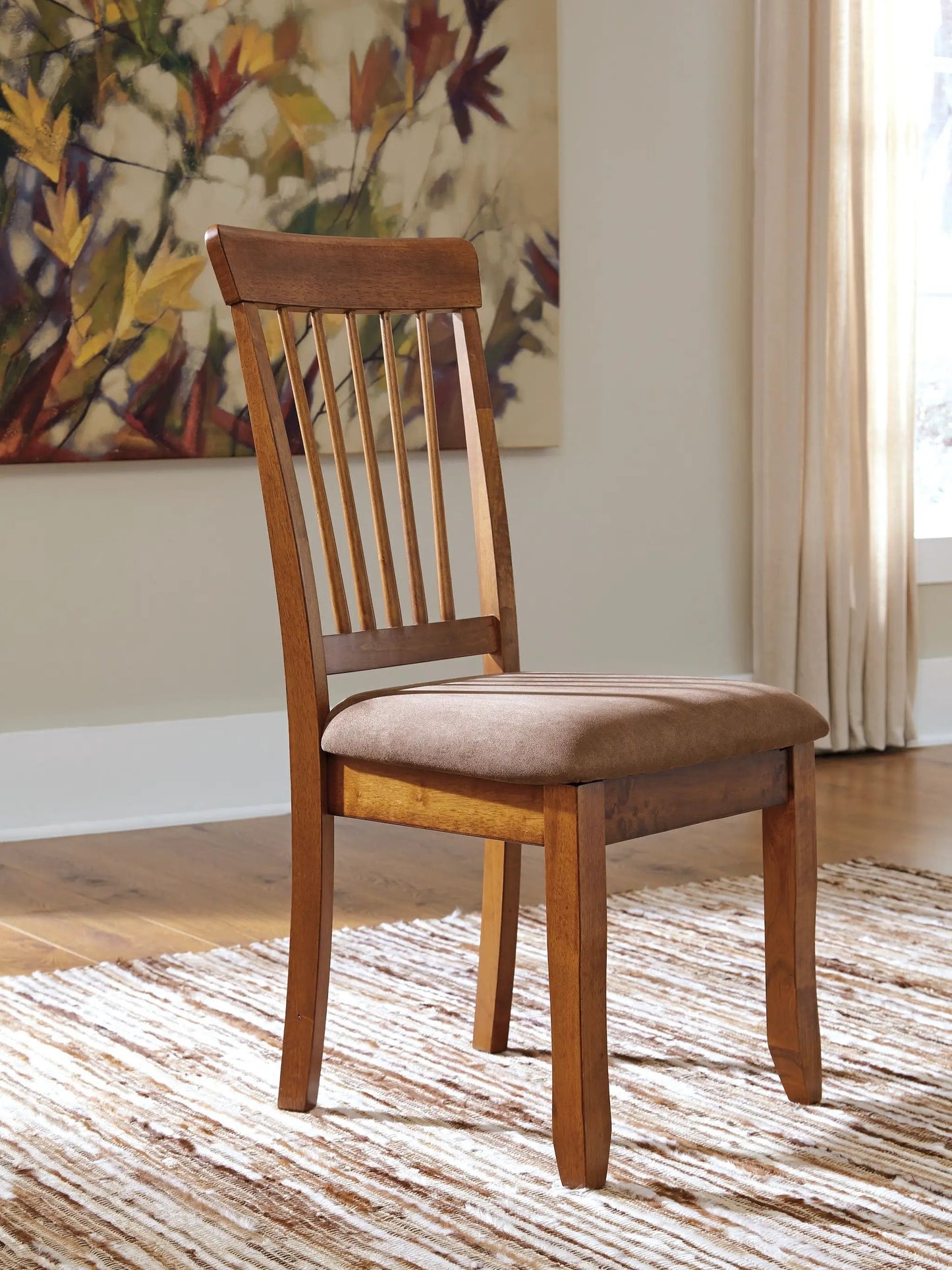Berringer Dining Upholstered Chair Rustic Brown