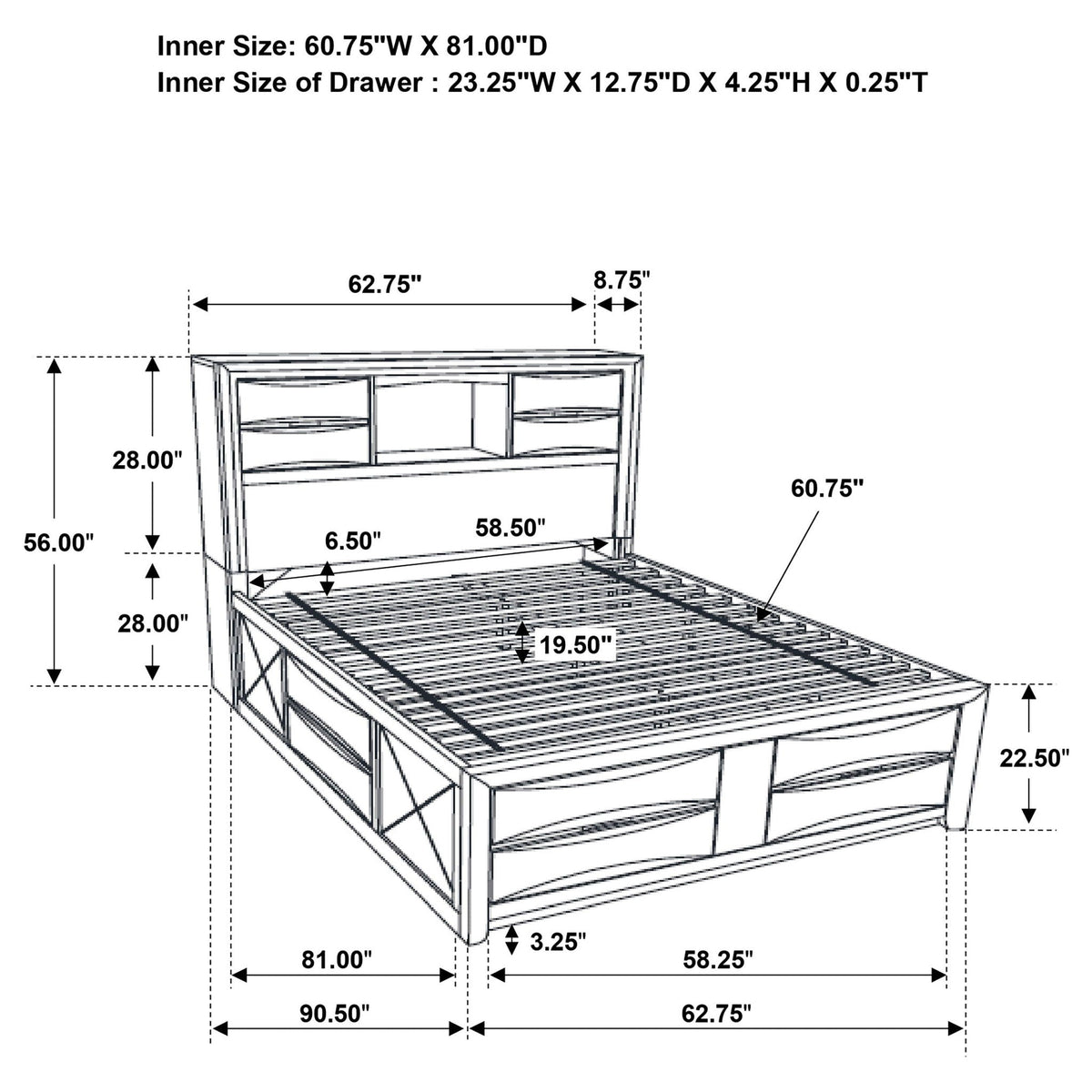 Isabel Transitional Bedroom Set and Drawers