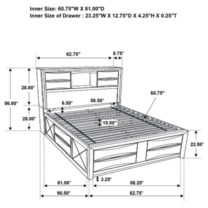 Isabel Transitional Bedroom Set and Drawers