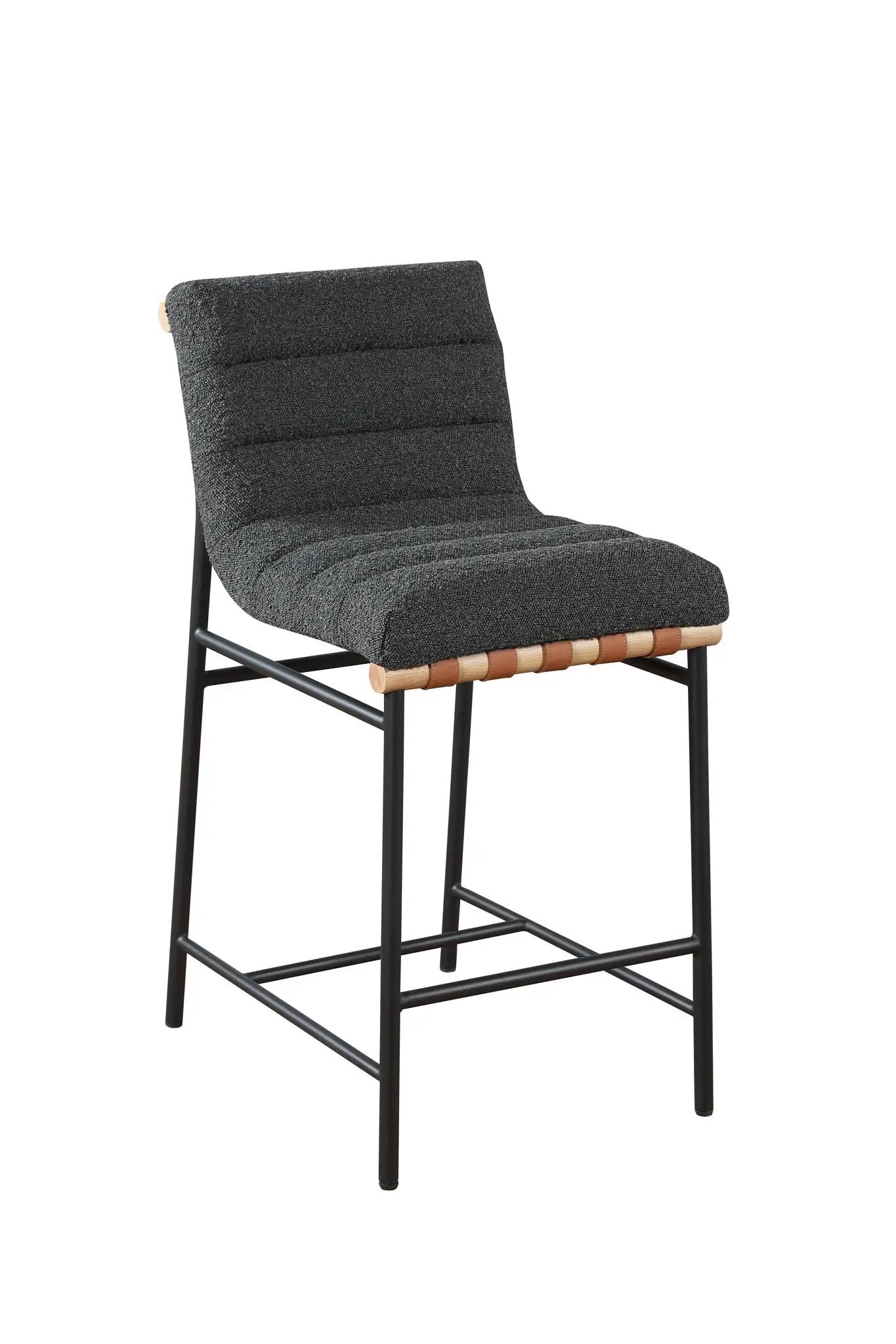 Lahni Boucle Fabric Counter Height Dining Chair