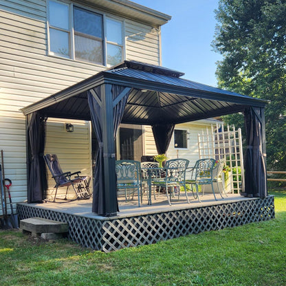 Sturdy Aluminum Hardtop And Timeless Gazebo Frame