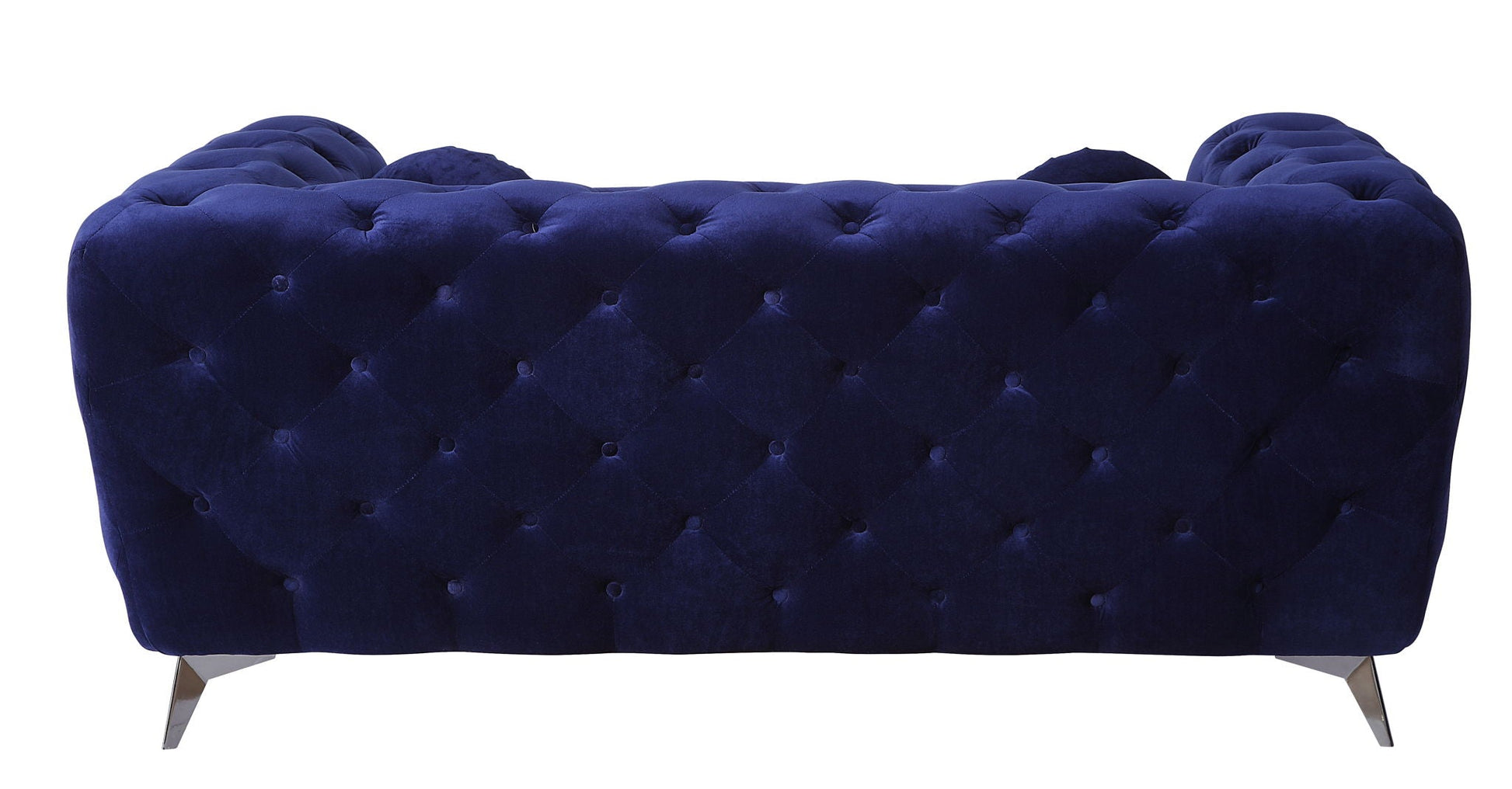 Atronia navy blue velvet tufted loveseat by HouseOfZazla on Tampa Home & Garden Store