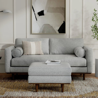 Morrison sofa and ottoman set gray fabric, 2-piece living room set by Unique Piece Furniture on Tampa Home & Garden Store
