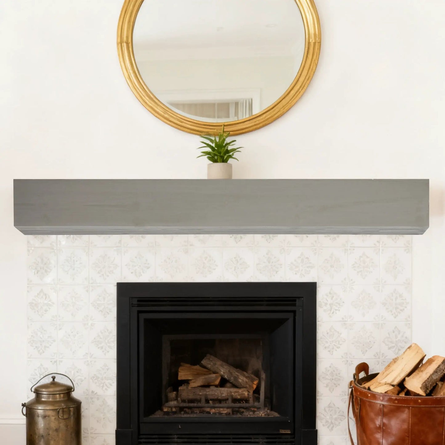 Floating Fireplace Mantel Shelf for Home Decor