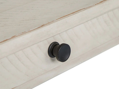 Bronwyn Rectangular Cocktail Table in Alabaster